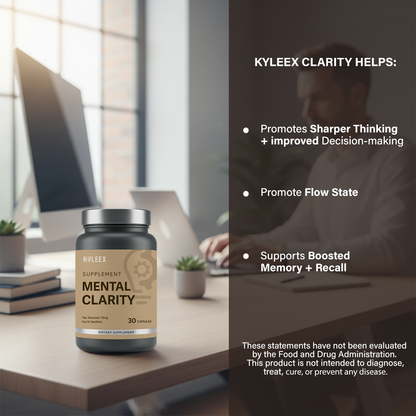 KYLEEX® Clarity - Best Supplements for Brain Fog Relief | Improve Memory & Focus